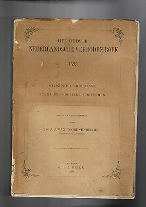 Image du vendeur pour Het oudste Nederlandsche verboden boek. 1523 Oeconomica Christiana. Summa der godliker scrifturen. mis en vente par Libreria Gull