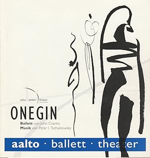 Seller image for Programmheft Aalto Ballett Theater Essen ONEGIN JOHN CRANKO Premiere 11. November 1995 Spielzeit 1995 / 96 for sale by Programmhefte24 Schauspiel und Musiktheater der letzten 150 Jahre