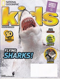 Seller image for National Geographic Kids May 2004 Flying Sharks for sale by Never Too Many Books