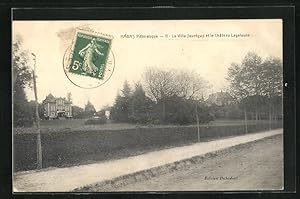 Carte postale Habas, La Villa Jaureguy et le Chateau Lagelouse