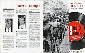 "LES JOURNÉES DE MAI 1968" / Avec les voix de DE GAULLE, Daniel COHN-BENDIT, Jacques SAUVAGEOT, A...