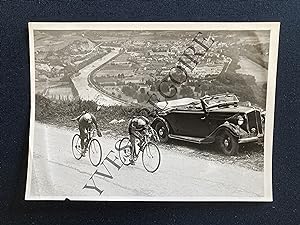 PHOTOGRAPHIE-TOUR DE FRANCE 1936-ETAPE GRENOBLE-BRIANCON