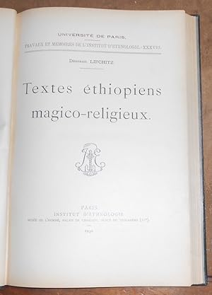 Textes éthiopiens magico-religieux