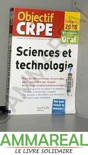 Image du vendeur pour CRPE en fiches : Sciences et technologie - 2015 mis en vente par Ammareal