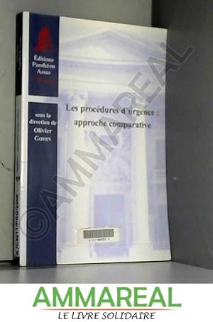 Seller image for Les procdures d'urgence : approche comparative for sale by Ammareal
