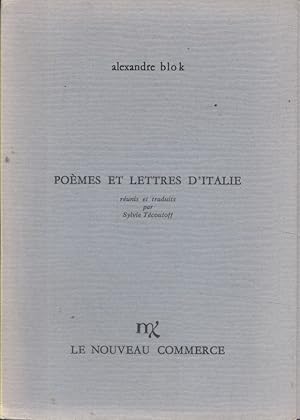 Seller image for Pomes et lettres d'Italie. for sale by Librairie Et Ctera (et caetera) - Sophie Rosire