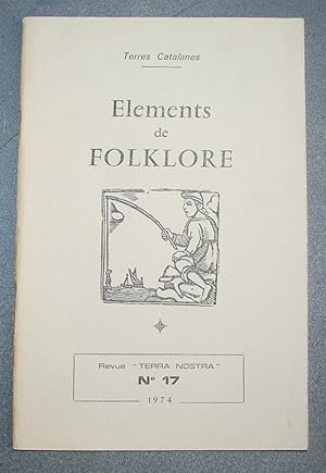 Imagen del vendedor de Elements De Folklore. n 1 a la venta por BALAGU LLIBRERA ANTIQURIA