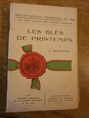 Les blés de printemps