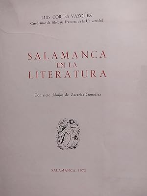SALAMANCA EN LA LITERATURA.