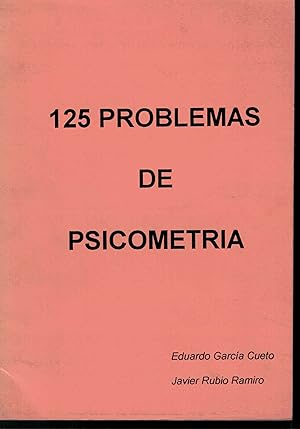 Imagen del vendedor de 125 problemas de Psicometra a la venta por Librera Santa Brbara