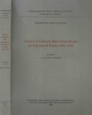 Immagine del venditore per Archivio di Gabinetto della Sottoprefettura poi Prefettura di Pistoia " 1861 - 1944 " venduto da Biblioteca di Babele