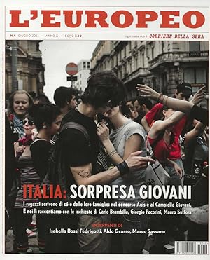 Bild des Verkufers fr L Europeo n.6, 2011 Italia: sorpresa giovani zum Verkauf von Biblioteca di Babele