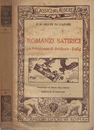 Bild des Verkufers fr Romanzi satirici La Principessa di Babilonia - Zadig zum Verkauf von Biblioteca di Babele