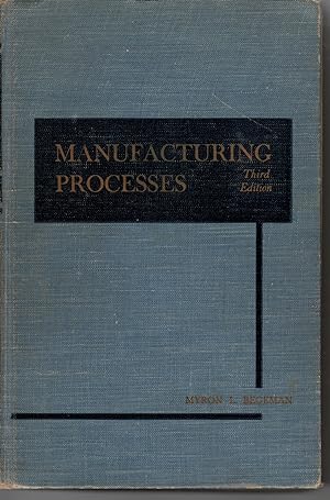 Bild des Verkufers fr Manufacturing Processes zum Verkauf von Ye Old Bookworm