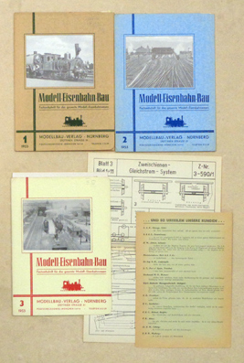 Modell-Eisenbahn-Bau, Fachzeitschrift für das gesamte Modell-Eisenbahnwesen, 1953, Heft 1 - 3. [Z...