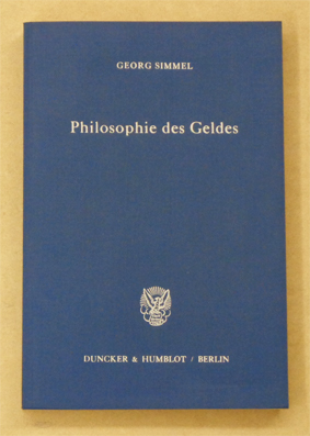 Bild des Verkufers fr Philosophie des Geldes. zum Verkauf von antiquariat peter petrej - Bibliopolium AG