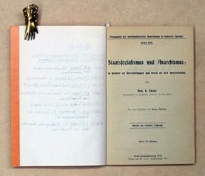 Imagen del vendedor de Propaganda des individualistischen Anarchismus in deutscher Sprache. [1. - 8. Heft (davon 1 Doppelheft) in 1 Bd.]. a la venta por antiquariat peter petrej - Bibliopolium AG