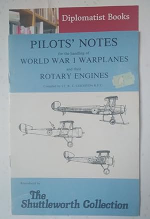 Pilots' Notes for the Handling of World War I Warplanes and their Rotary Engines