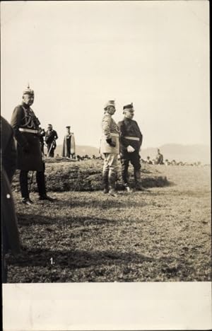 Ansichtskarte / Postkarte Schweiz, Kaiser Wilhelm II. von Preußen, Kaisermanöver 1912