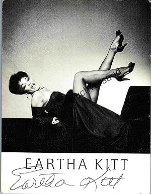 Original Autograph Eartha Kitt (1927-2008) /// Autograph signiert signed signee