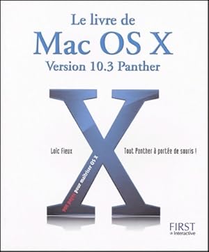 Le livre de Mac OS X 3 Panther - Lo?c Fieux