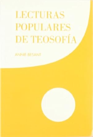 Imagen del vendedor de LECTURAS POPULARES DE TEOSOFA. a la venta por TraperaDeKlaus