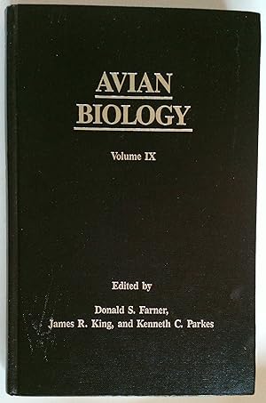 Bild des Verkufers fr Avian Biology vol IX | Central Nervous System of Birds ; A Study of Functional Morphology, The Origin of Feathers ; A Novel Approach , Endocrinology of Reproduction in Wild Species Birds zum Verkauf von *bibliosophy*