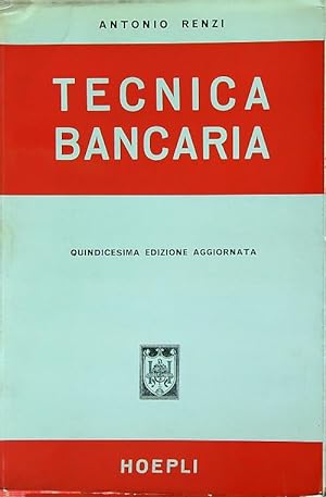 Bild des Verkufers fr Tecnica Bancaria zum Verkauf von Librodifaccia