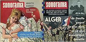 "SONORAMA N° 16 / Février 1960" / Avec les voix du Général DE GAULLE, Brigitte BARDOT, Albert CAM...