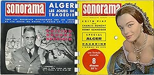 "SONORAMA N° 30 / MAI 1961" / Avec les voix du Général DE GAULLE, Romy SCHNEIDER, Alain DELON, Ed...