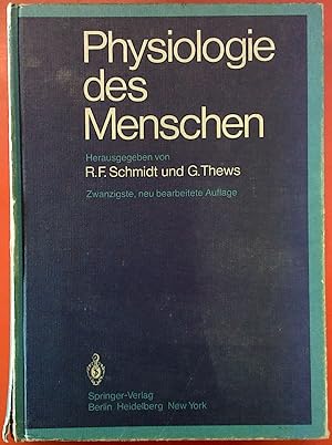 Bild des Verkufers fr Physiologie des Menschen. Zwanzigste, neu bearbeitete Auflage. zum Verkauf von biblion2