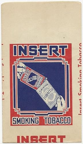 Immagine del venditore per SMOKING TOBACCO INSERT JOHN WEISERT TOBACCO CO. SAINT LOUIS, MISSOURI venduto da Gibson's Books