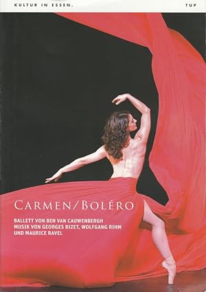 Imagen del vendedor de Programmheft CARMEN / BOLERO Ballett von Ben van Cauwenbergh Premiere 12. Feburar 2011 Aalto Ballett Theater Spielzeit 2010 / 2011 a la venta por Programmhefte24 Schauspiel und Musiktheater der letzten 150 Jahre