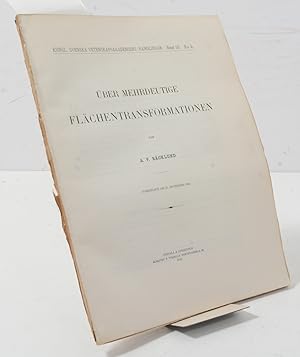 Seller image for ber mehrdeutige Flchentransformationen for sale by Thulin&Ohlson AntiqBookseller Since 1918
