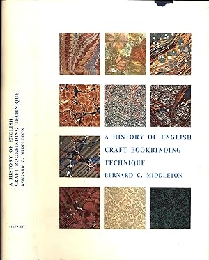 Bild des Verkufers fr History of English Craft Bookbinding Technique zum Verkauf von Back of Beyond Books WH