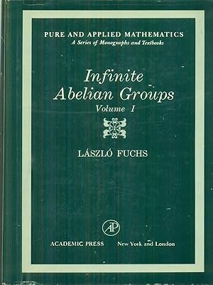 Imagen del vendedor de Infinite abelian groups vol. I a la venta por Miliardi di Parole