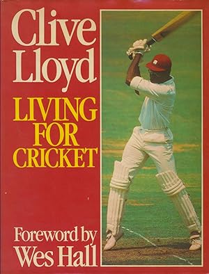 Seller image for LIVING FOR CRICKET for sale by Sportspages