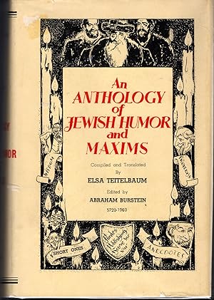 Image du vendeur pour An Anthology of Jewish Humor and Maxims mis en vente par Dorley House Books, Inc.