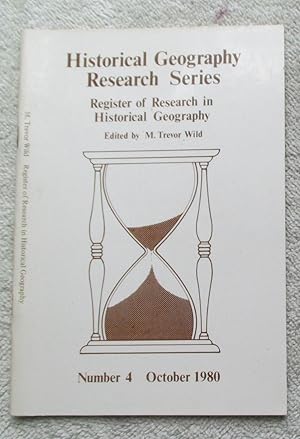 Seller image for Register of Research in Historical Geography for sale by Glenbower Books
