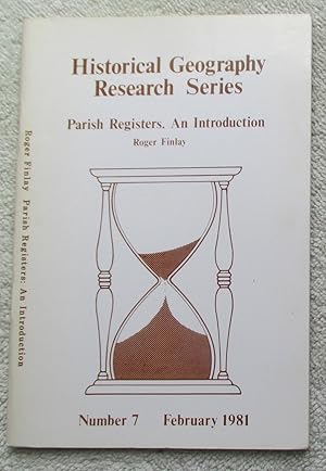 Seller image for Parish Registers An Introduction. for sale by Glenbower Books