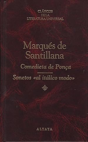 Image du vendeur pour COMEDIETA DE PONCA / SONETOS "AL ITLICO MODO" mis en vente par Librera Hijazo