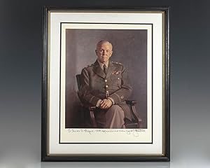 General George C. Marshall Signed Portrait.