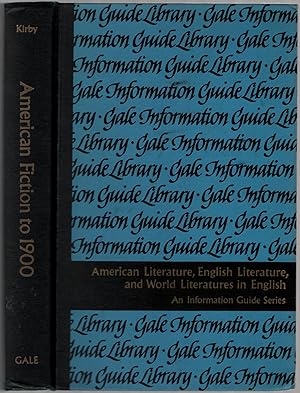 Bild des Verkufers fr American Fiction to 1900: A Guide to Information Sources zum Verkauf von Between the Covers-Rare Books, Inc. ABAA