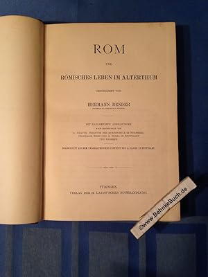 Bild des Verkufers fr Rom und rmisches Leben im Altertum. zum Verkauf von Antiquariat BehnkeBuch