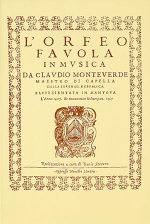 Claudio Monteverdi: l\ Orfeo - Favola in Musica Sv.318