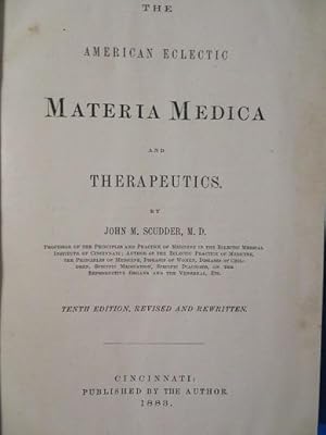 THE AMERICAN ECLECTIC MATERIA MEDICA AND THERAPEUTICS