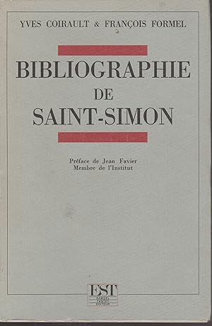 Image du vendeur pour Bibliographie de saint-simon mis en vente par Librairie l'Aspidistra