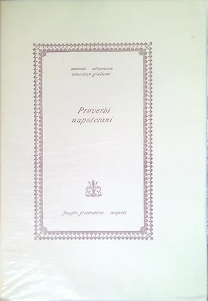 Bild des Verkufers fr Proverbi napoletani zum Verkauf von Librodifaccia