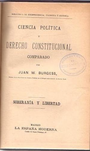 Immagine del venditore per Ciencia poltica y derecho constitucional comparado . venduto da Librera Astarloa
