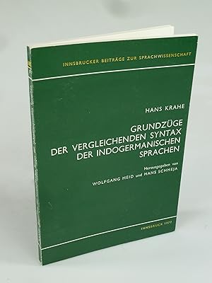 Seller image for Grundzge der vergleichenden Syntax der indogermanischen Sprachen. for sale by Antiquariat Dorner